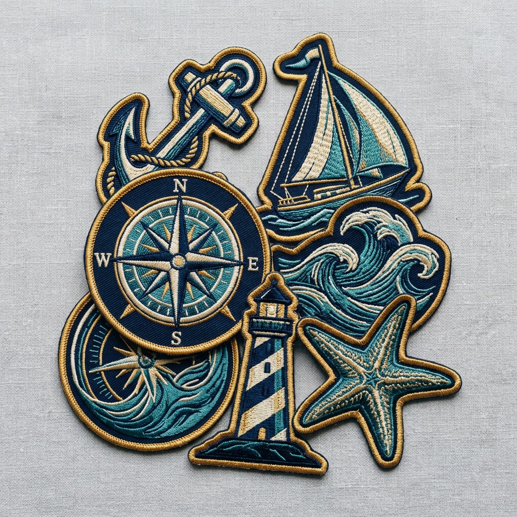 Assorted custom patches by Oceans Patches