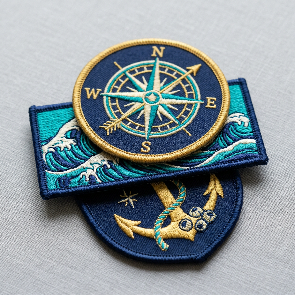 Custom embroidered patches by Oceans Patches