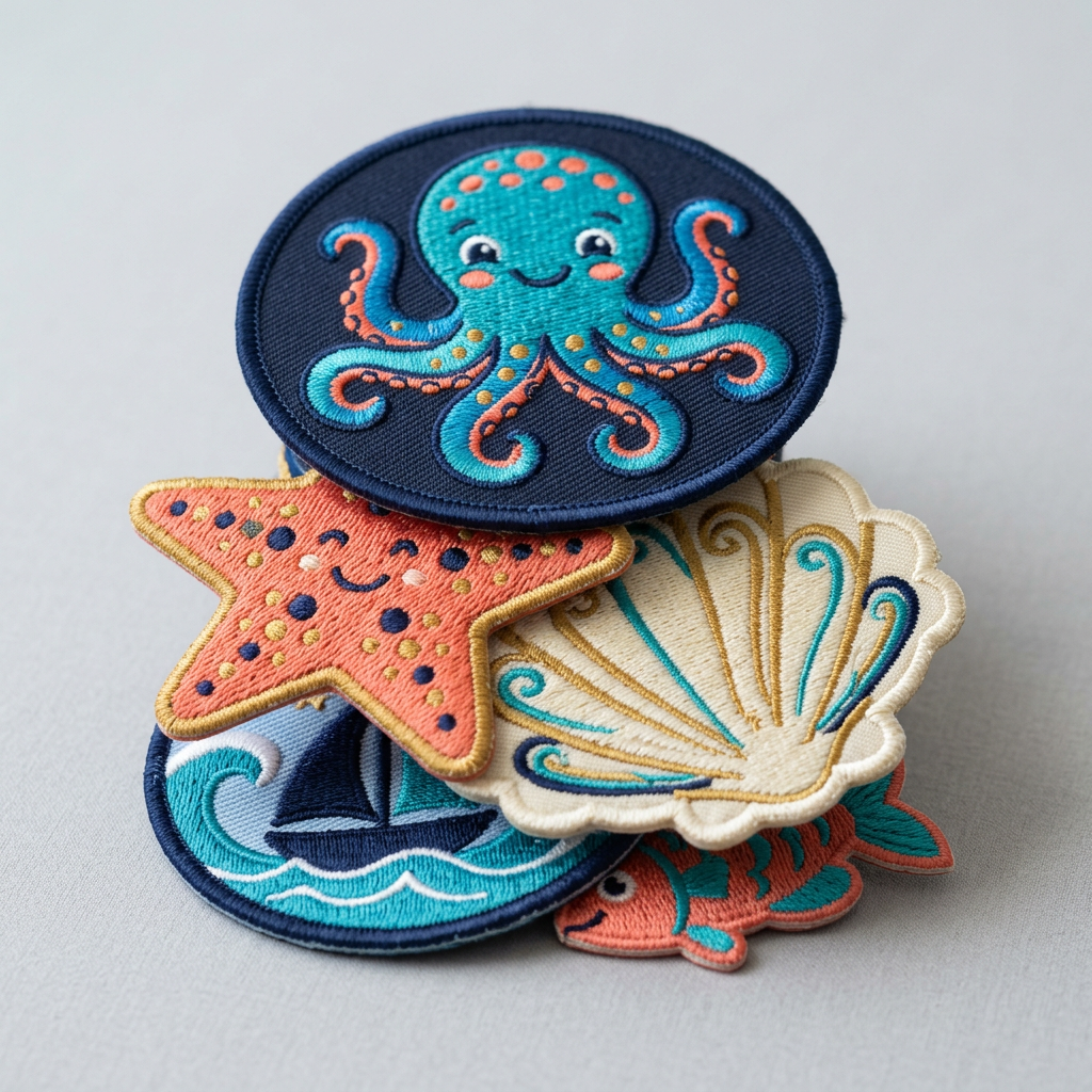 Custom embroidered patches by Oceans Patches